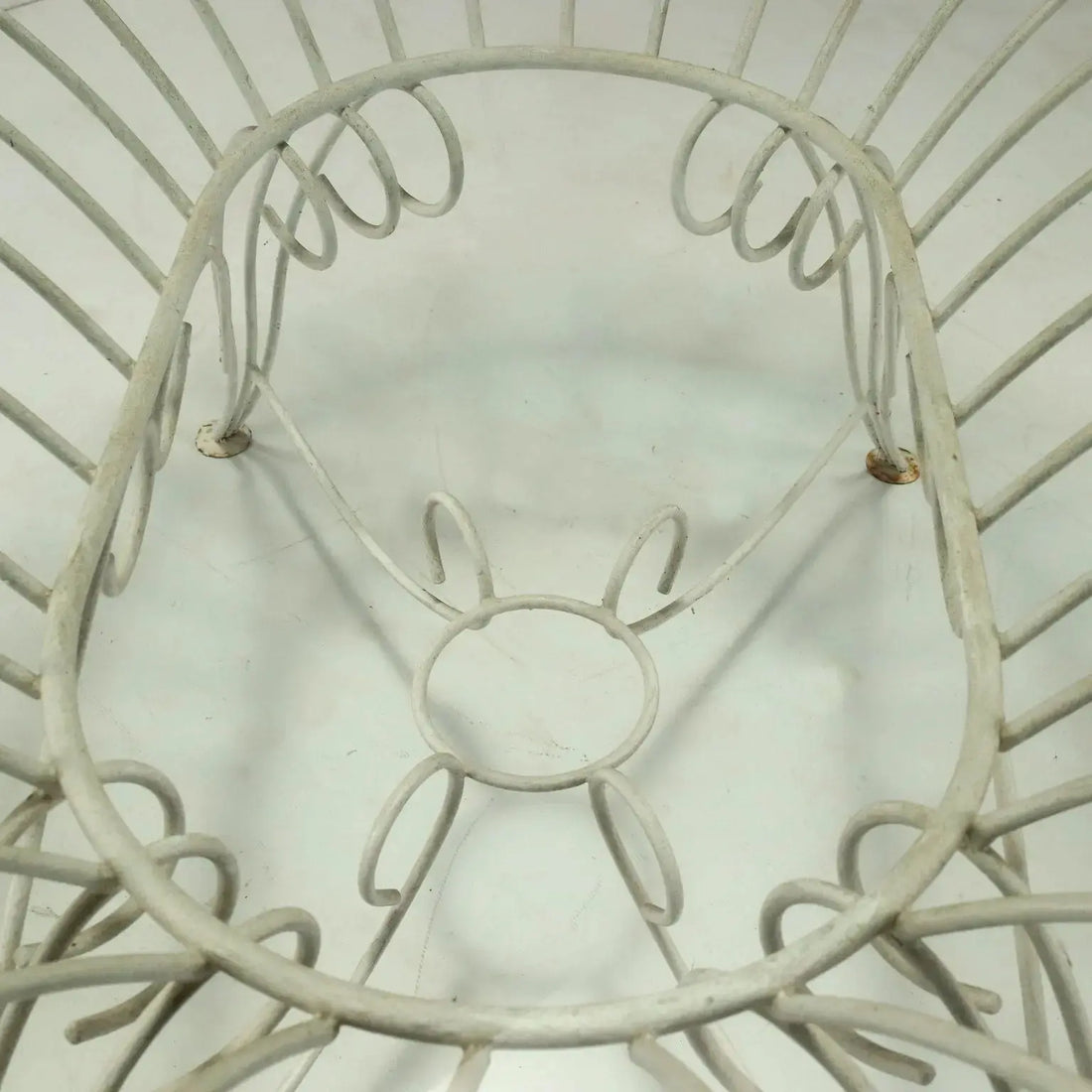 1960s Garden Table in Iron and Glass