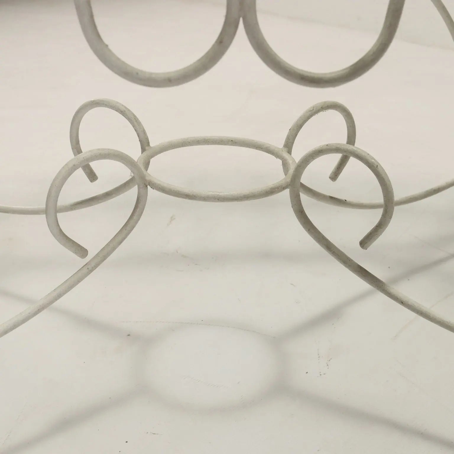 1960s Garden Table in Iron and Glass
