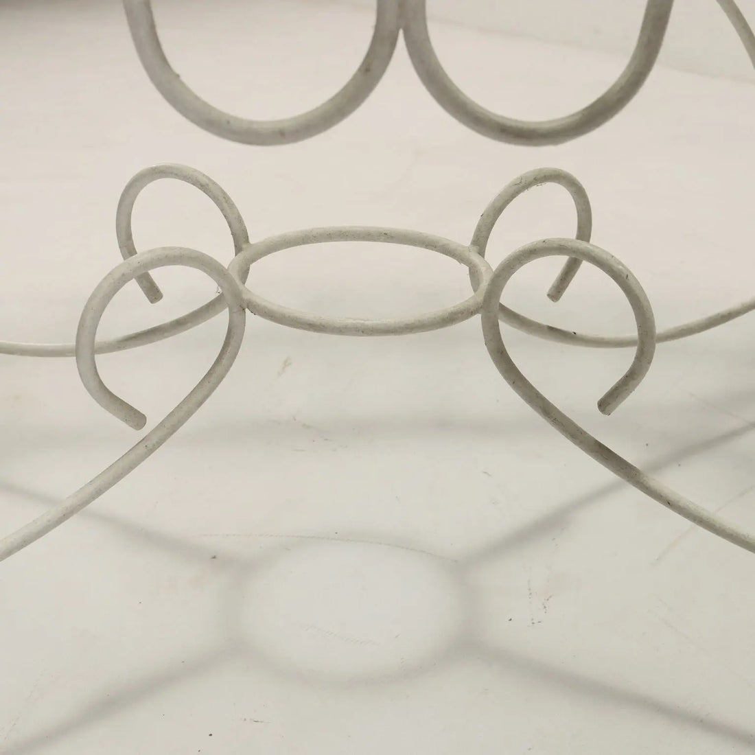 1960s Garden Table in Iron and Glass
