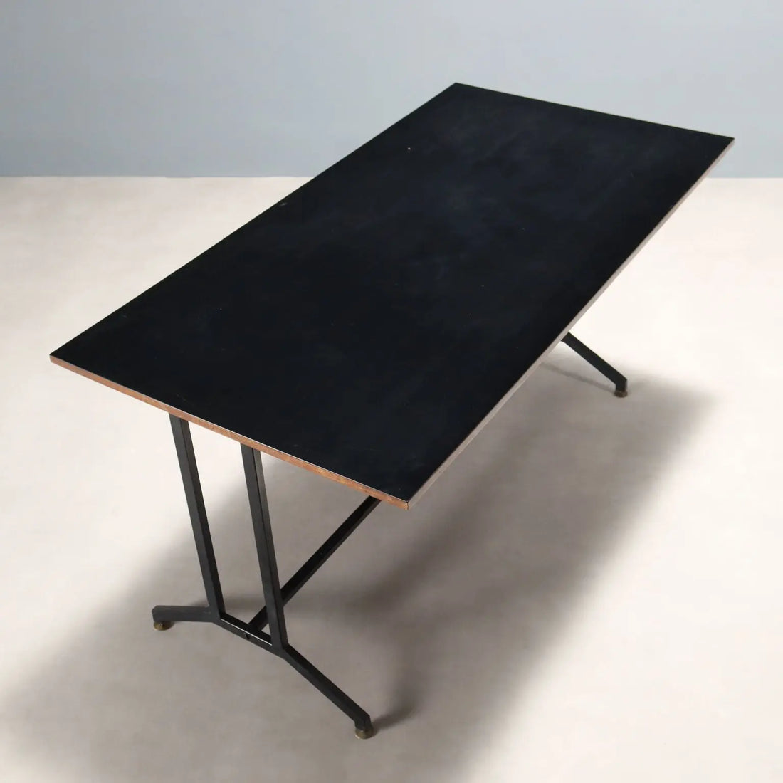 Vintage Writing Desk Enamelled Metal Laminate Design 1960s | Modernism | Tables