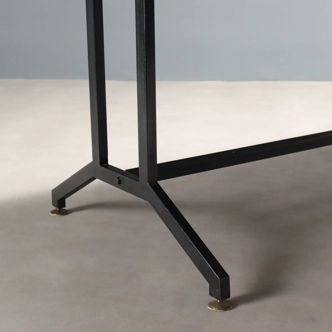 Vintage Writing Desk Enamelled Metal Laminate Design 1960s | Modernism | Tables