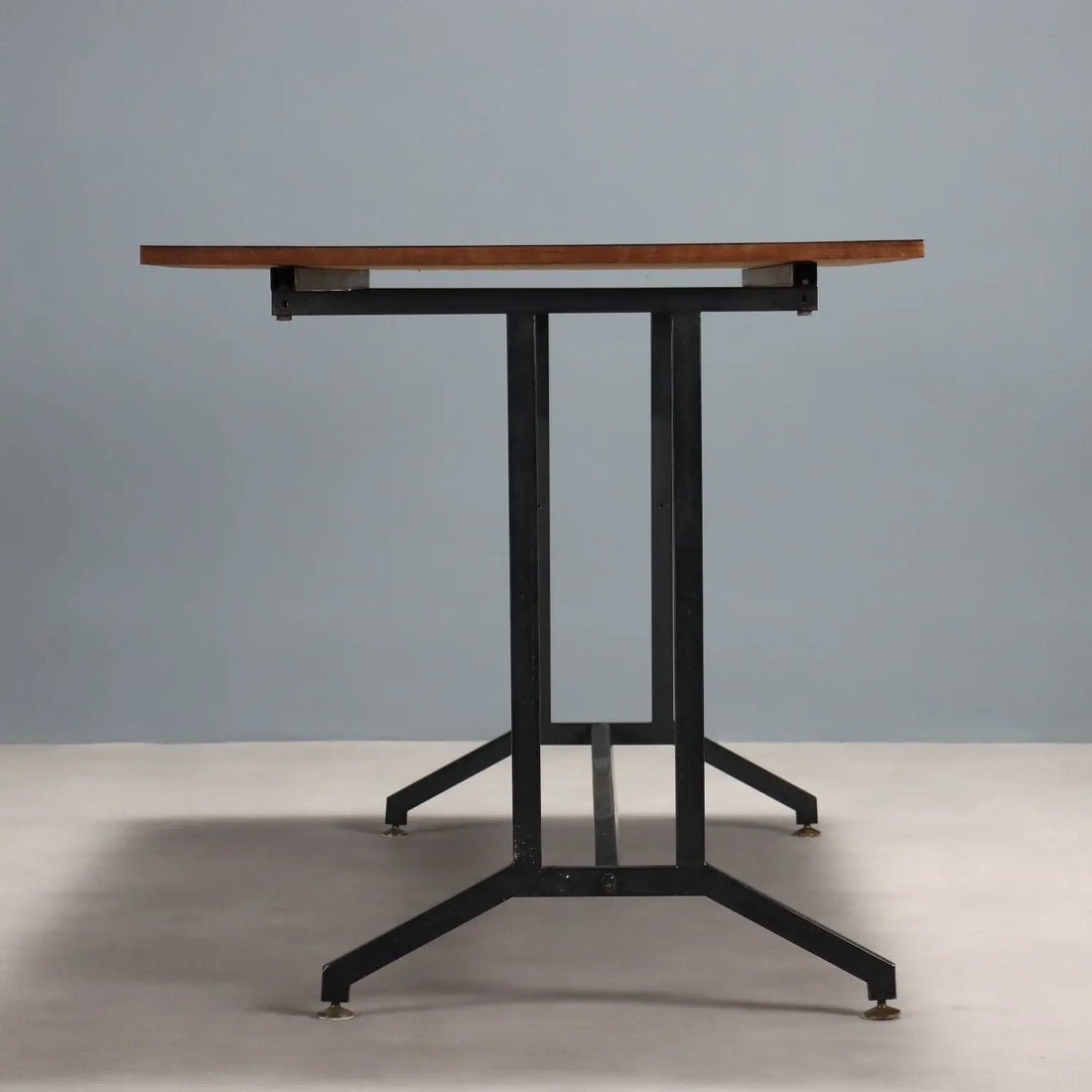 Vintage Writing Desk Enamelled Metal Laminate Design 1960s | Modernism | Tables