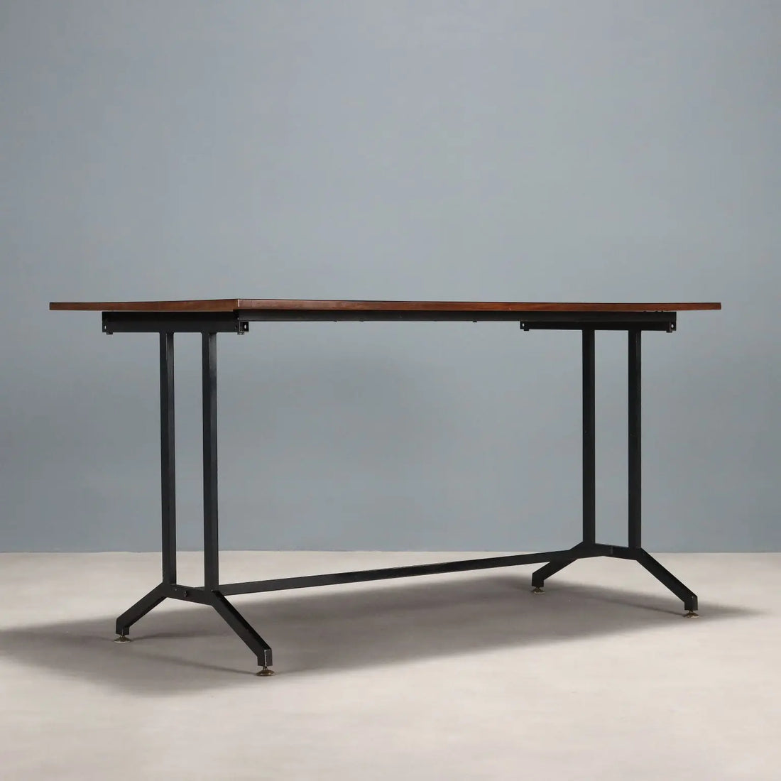 Vintage Writing Desk Enamelled Metal Laminate Design 1960s | Modernism | Tables