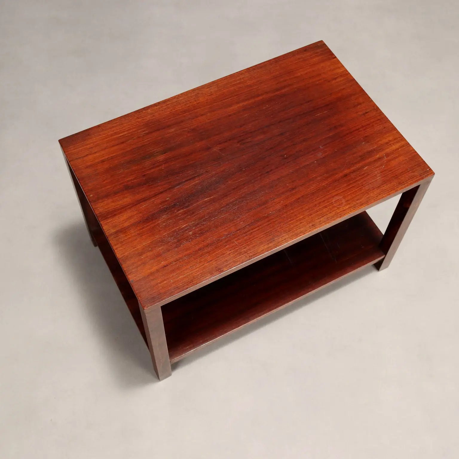 Vintage Coffee Table Exotic Wood Veneer Design Italy 1960s | Modernism | Tables