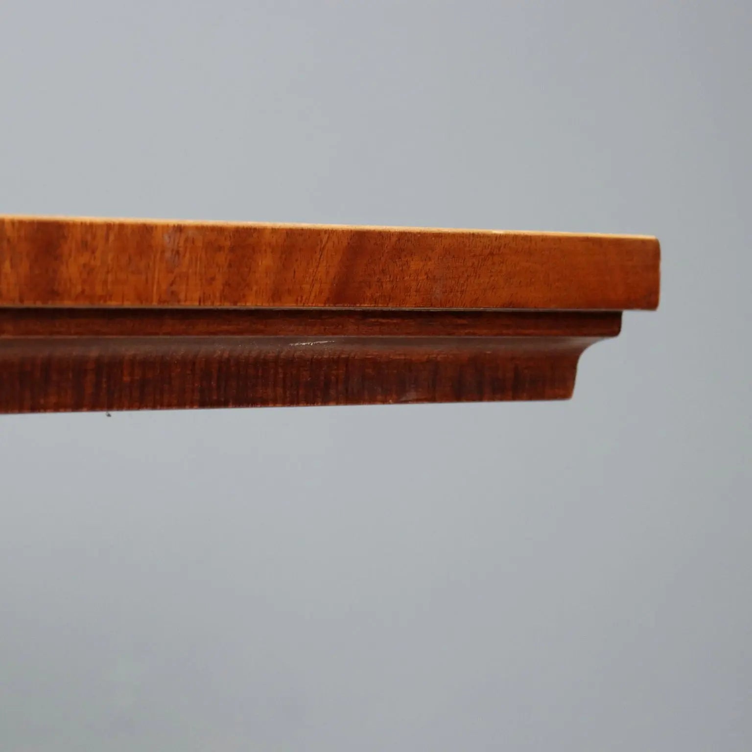 Vintage Table Design Burl Veneer Walnut Italy 1980s | Modernism | Tables
