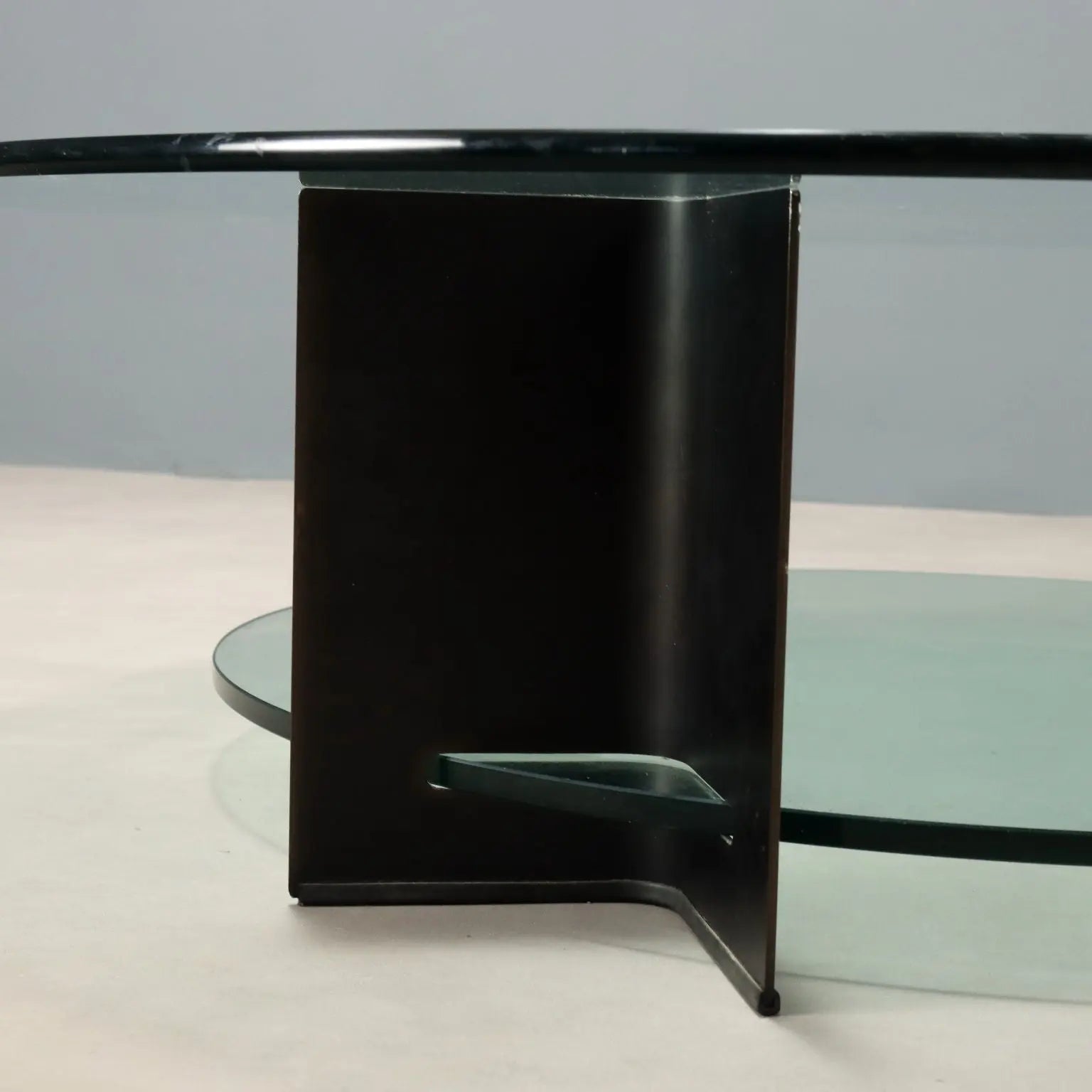 Vintage Coffee Table Design Lacquered Metal Glass Italy 1970s-1980s | Modernism | Tables