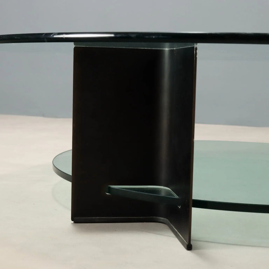 Vintage Coffee Table Design Lacquered Metal Glass Italy 1970s-1980s | Modernism | Tables