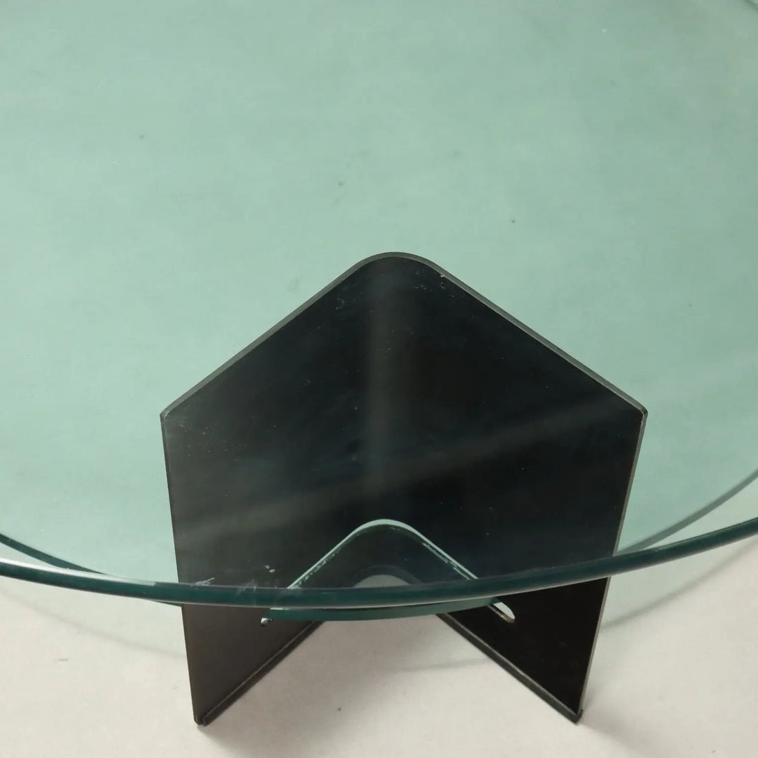 Vintage Coffee Table Design Lacquered Metal Glass Italy 1970s-1980s | Modernism | Tables