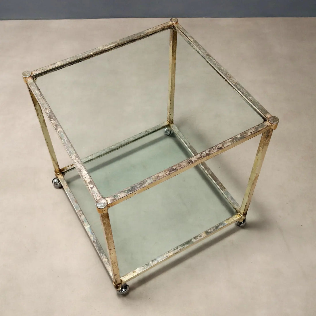 Vintage Kitchen Trolley Double Top Design Italy 1960s | Modernism | Tables