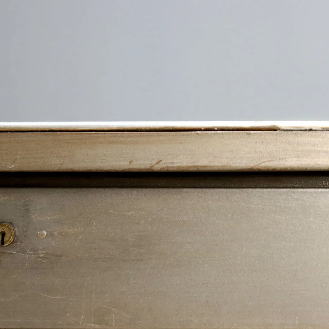 Vintage Writing Desk Metal Enamelled Top Design Italy 1960s | Modernism | Tables