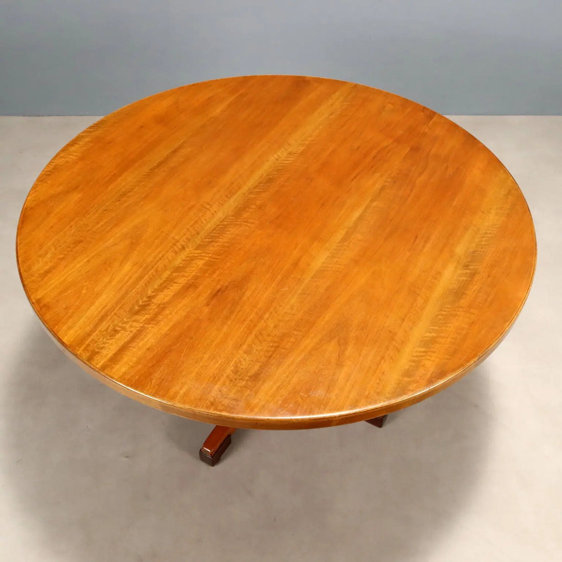 Vintage Dining Table Walnut Veneer Design Italy 1970s | Modernism | Tables