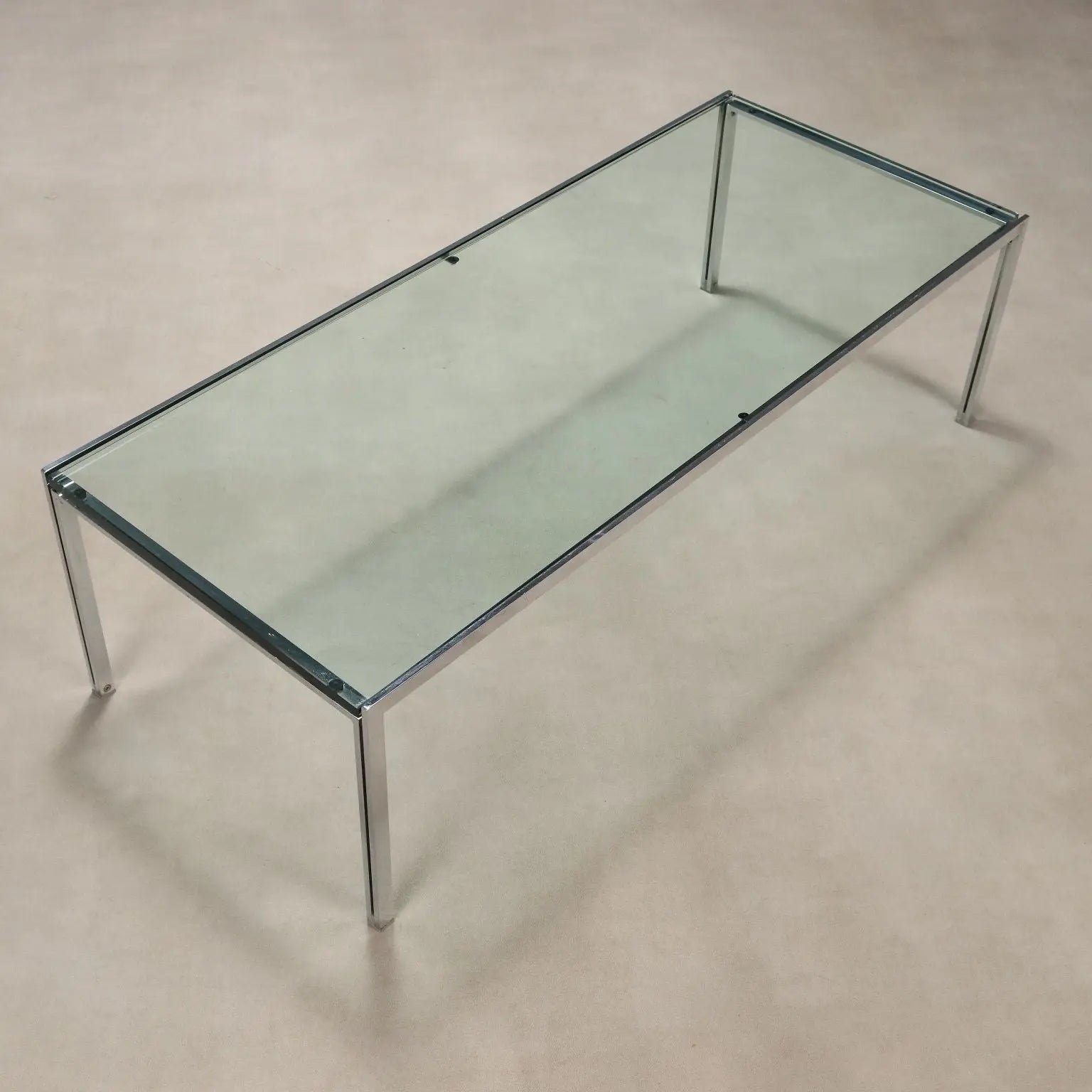 Vintage DePadova Coffee Table Design by Ross Littell Glass 1960s - Design by Ross Littell | Modernism | Tables