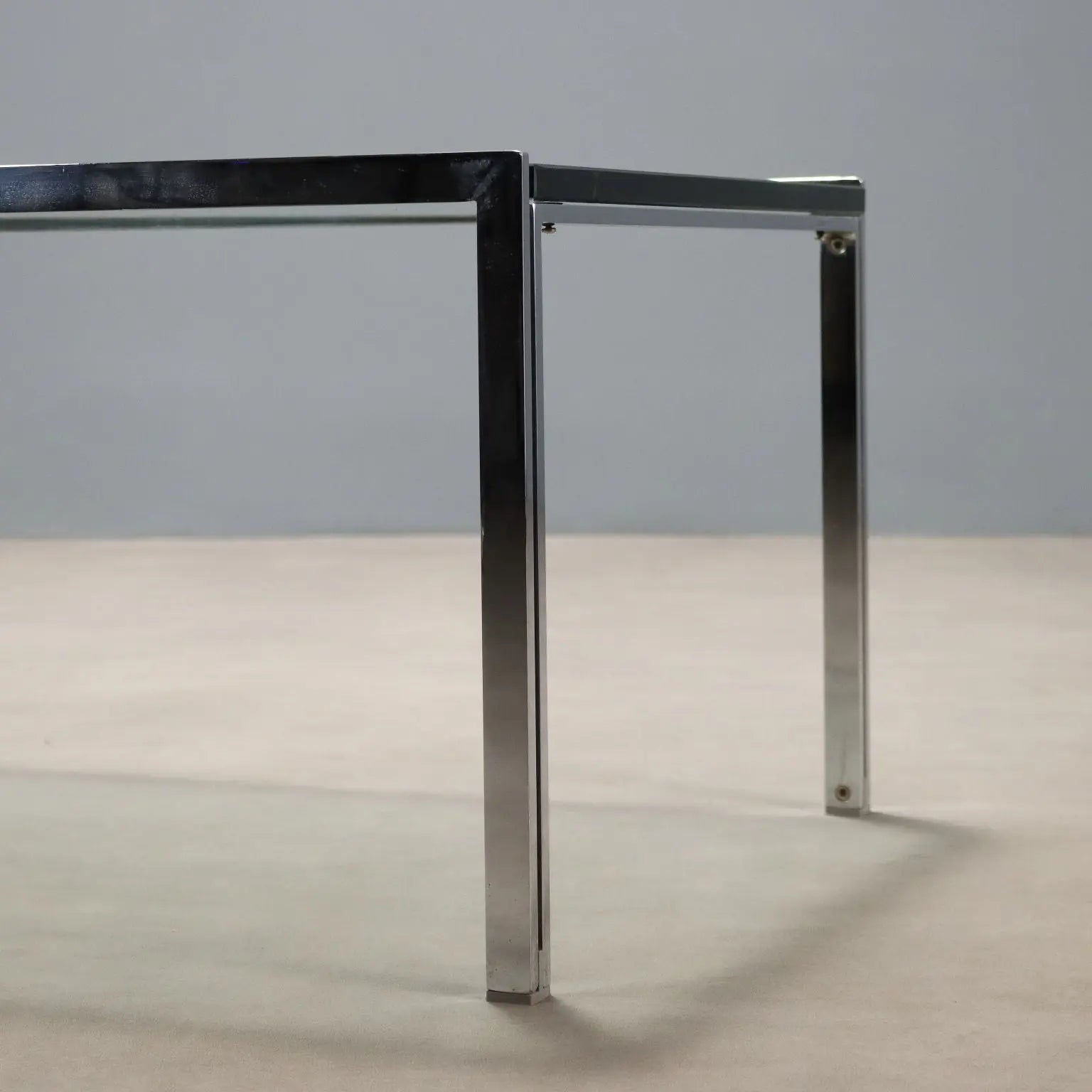 Vintage DePadova Coffee Table Design by Ross Littell Glass 1960s - Design by Ross Littell | Modernism | Tables