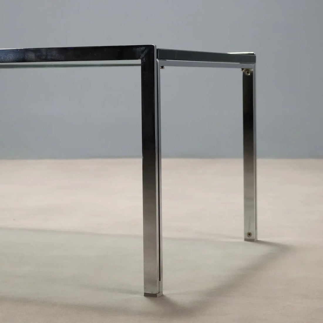 Vintage DePadova Coffee Table Design by Ross Littell Glass 1960s - Design by Ross Littell | Modernism | Tables