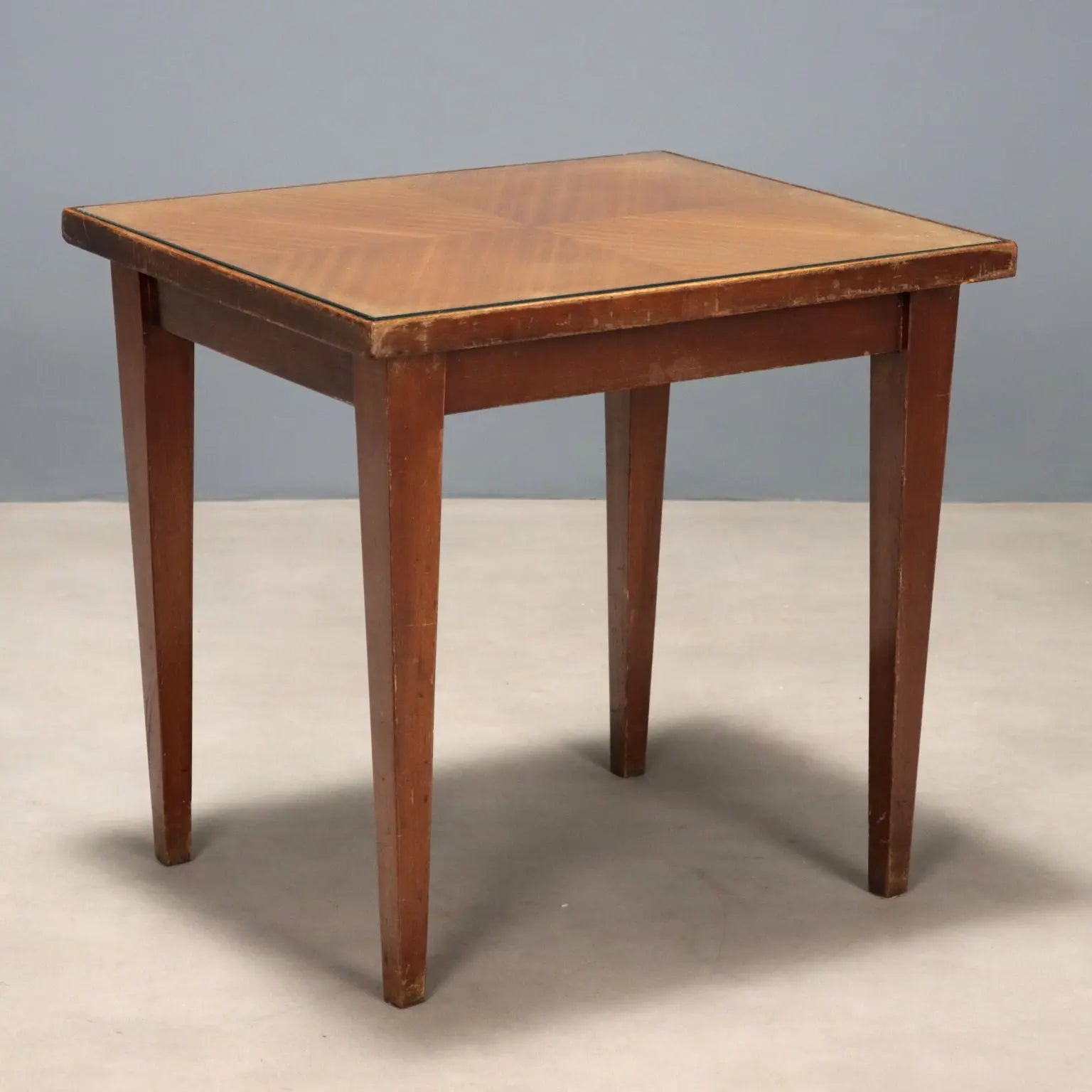 Vintage Coffee Table Painted Beech Mahogany Design Italy 1950s | Modernism | Tables