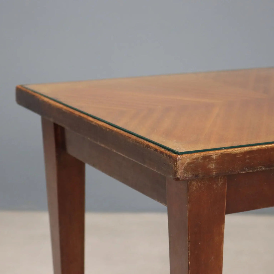 Vintage Coffee Table Painted Beech Mahogany Design Italy 1950s | Modernism | Tables