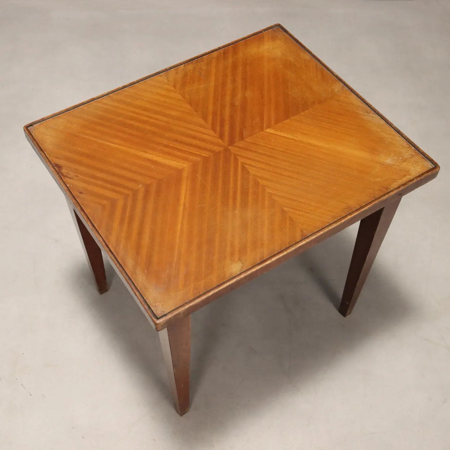 Vintage Coffee Table Painted Beech Mahogany Design Italy 1950s | Modernism | Tables