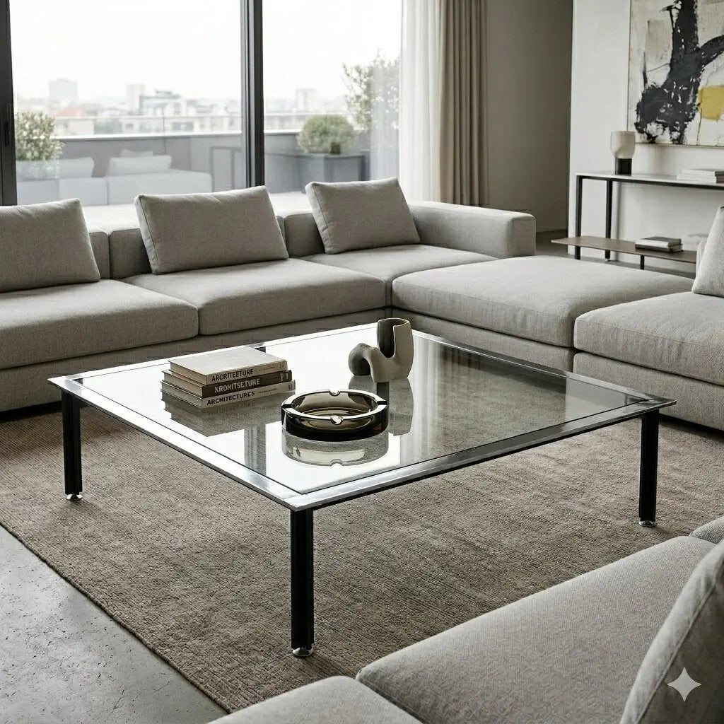 Azucena Fasce Cromate Coffee Table Design Dominioni 1960s-1970s | Modernism | Tables