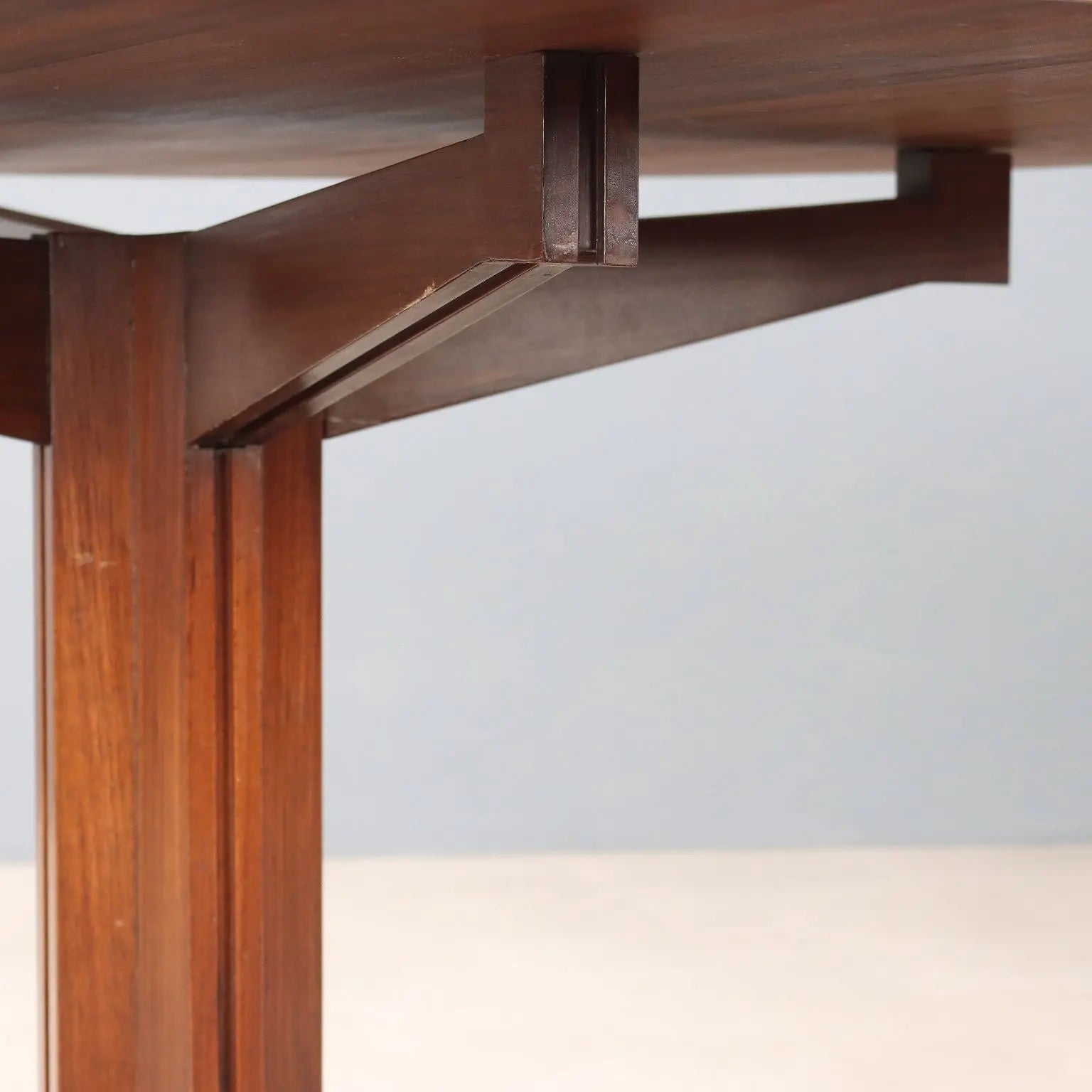 Vintage Dining Table Exotic Woods Design Italy 1960s | Modernism | Tables