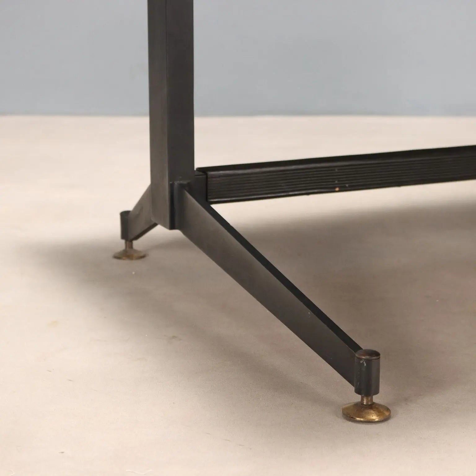 Vintage Writing Desk Laminate Teak Metal Design Italy 1960s | Modernism | Tables