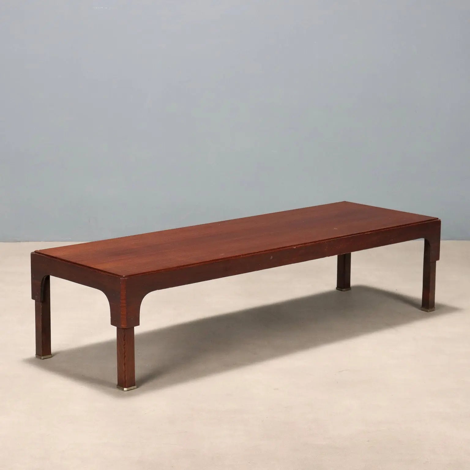 Vintage Coffee Table Exotic Wood Veneer Design Italy 1960s | Modernism | Tables