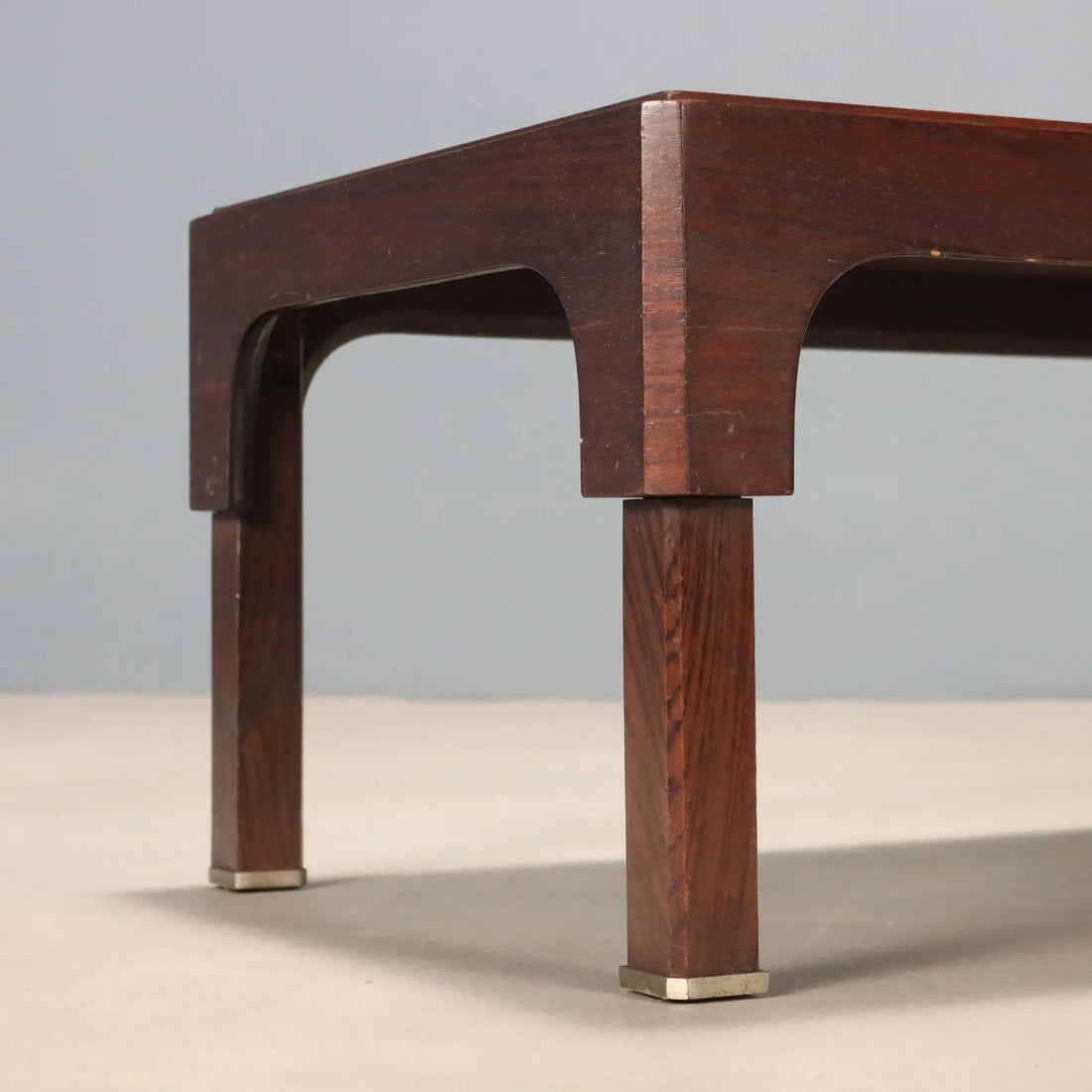 Vintage Coffee Table Exotic Wood Veneer Design Italy 1960s | Modernism | Tables