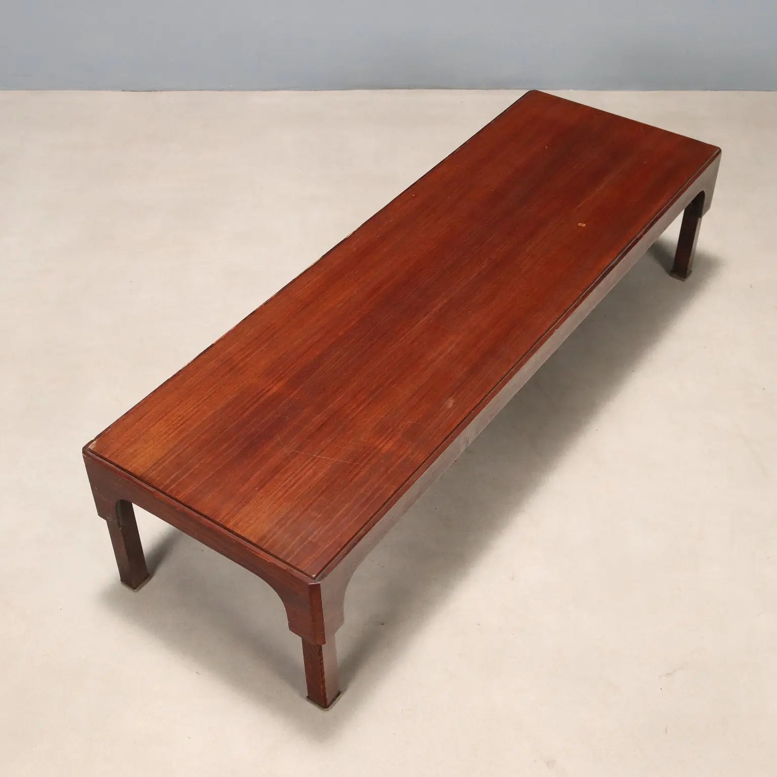 Vintage Coffee Table Exotic Wood Veneer Design Italy 1960s | Modernism | Tables