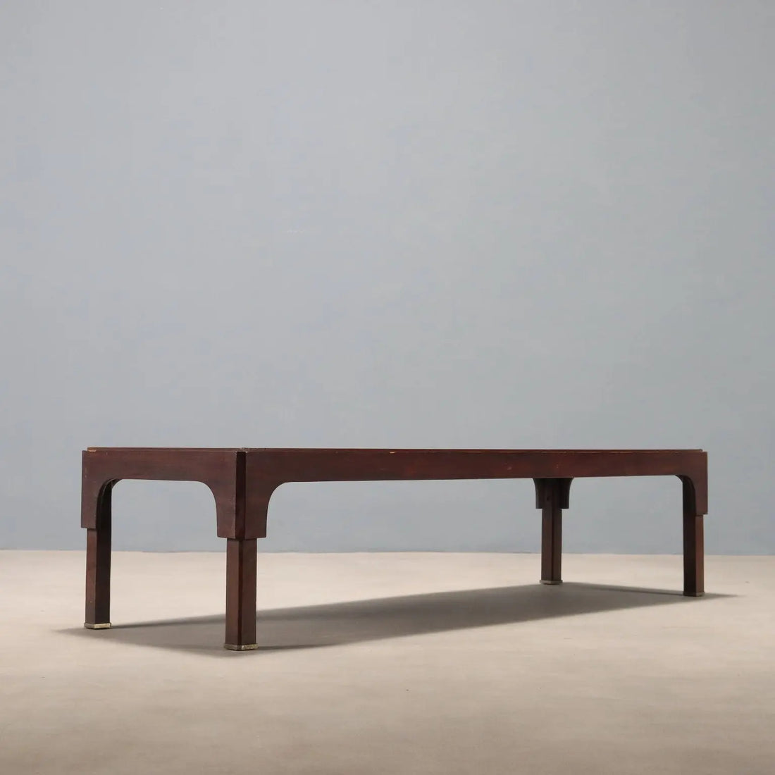 Vintage Coffee Table Exotic Wood Veneer Design Italy 1960s | Modernism | Tables