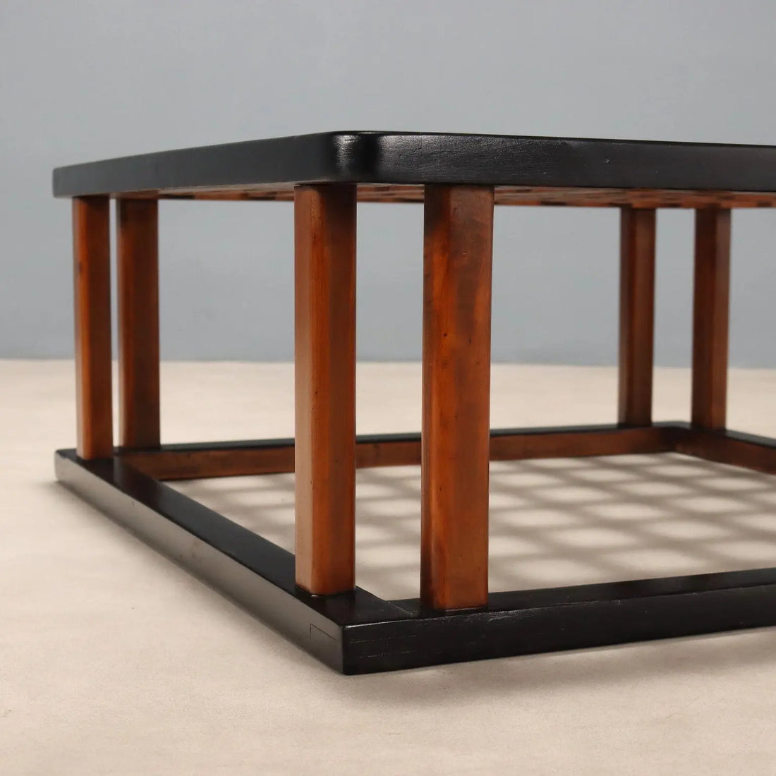 Vintage Coffee Table Painted Wood Glass Design 1940s-50s | Modernism | Tables