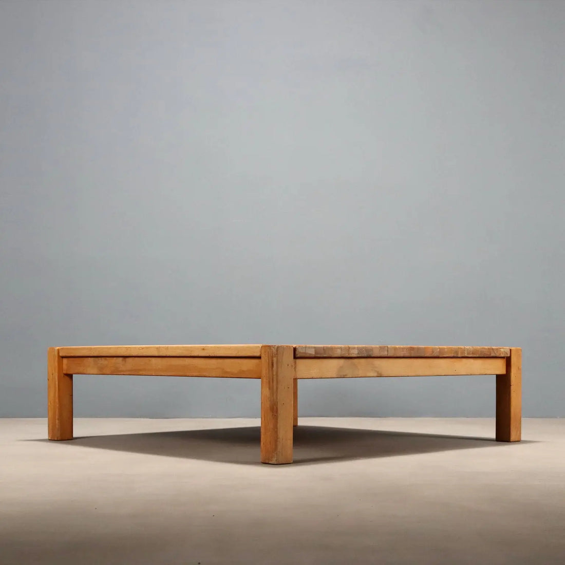 Vintage Large Center Table Beech Design Italy 1970s - 1970s | Modernism | Tables
