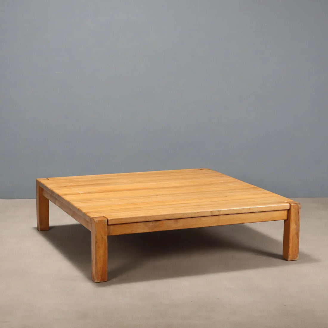 Vintage Large Center Table Beech Design Italy 1970s - 1970s | Modernism | Tables