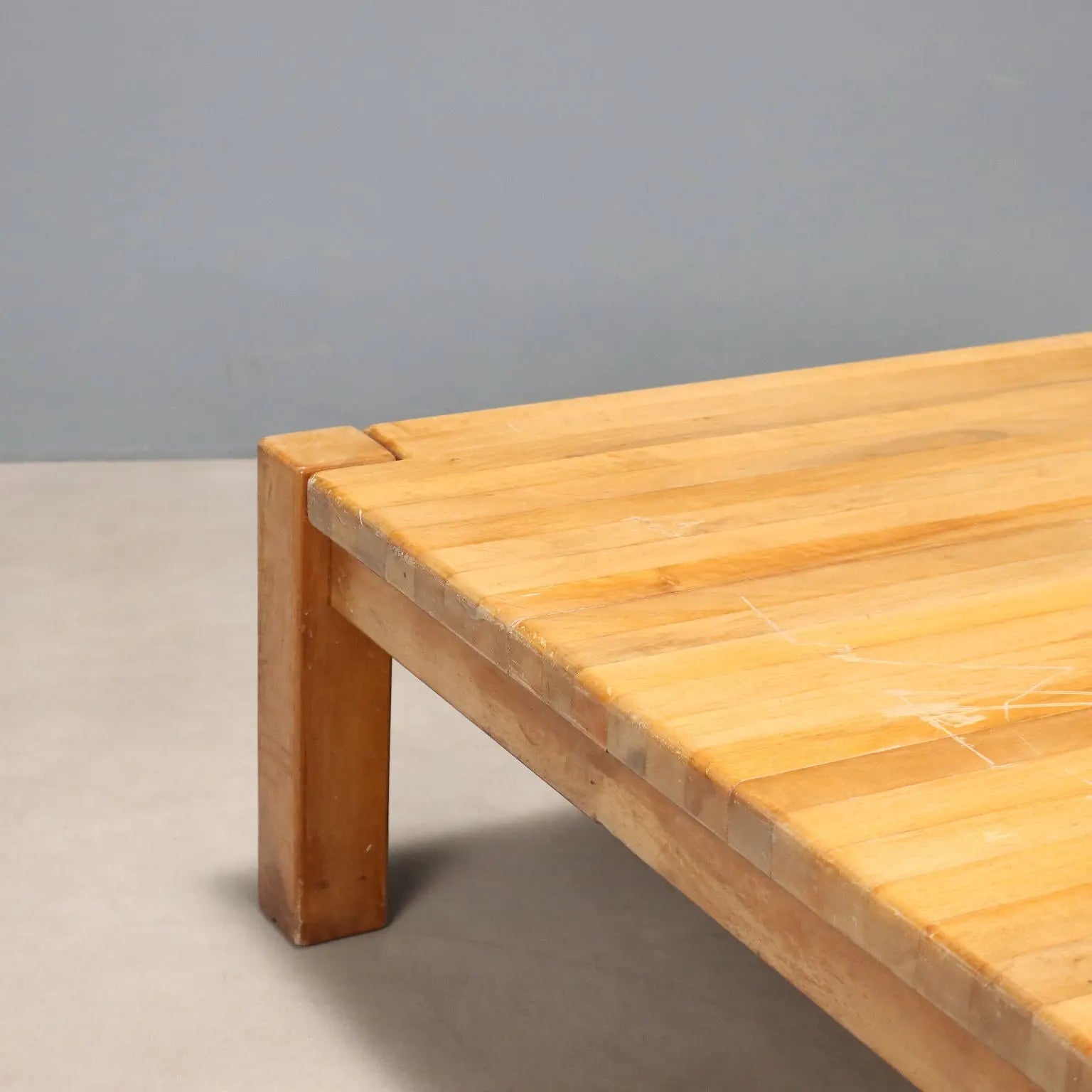 Vintage Large Center Table Beech Design Italy 1970s - 1970s | Modernism | Tables