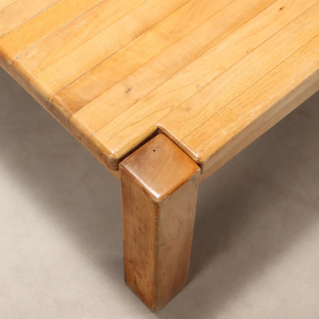 Vintage Large Center Table Beech Design Italy 1970s - 1970s | Modernism | Tables