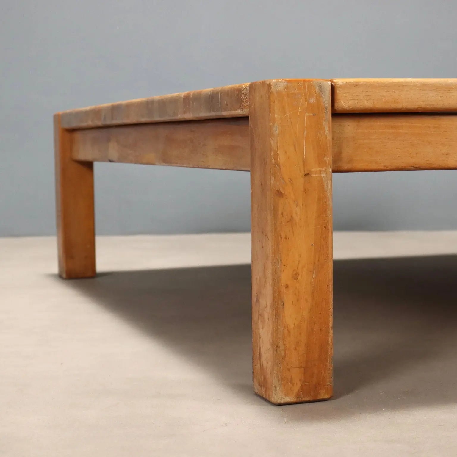 Vintage Large Center Table Beech Design Italy 1970s - 1970s | Modernism | Tables