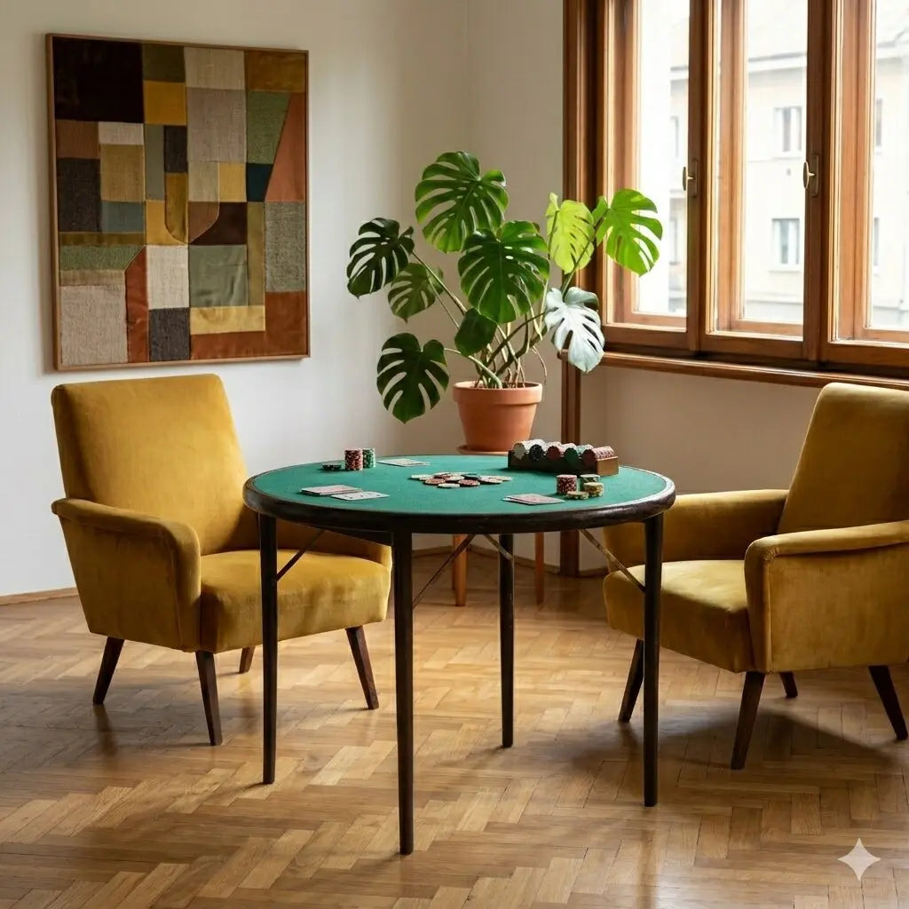 Vintage Game Table Painted Beech Design Italy 1960s | Modernism | Tables