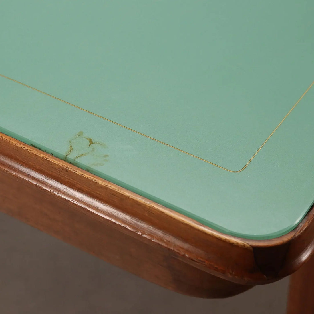 Vintage Table Painted Beech Glass Design Italy 1950s-1960s | Modernism | Tables