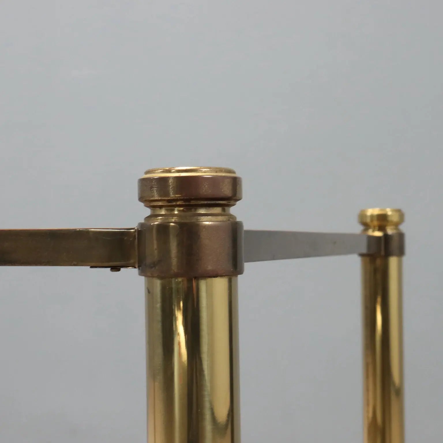 Vintage Coffee Table Brass Glass Top Design Italy 1970s | Modernism | Tables