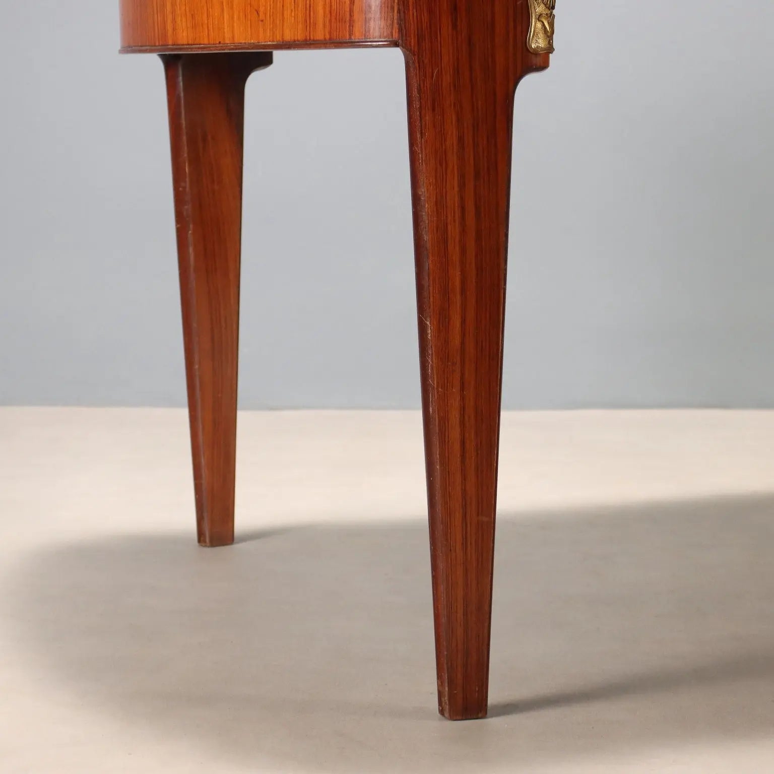 Vintage Dining Table Mahogany Veneer Design Italy 1950s | Modernism | Tables
