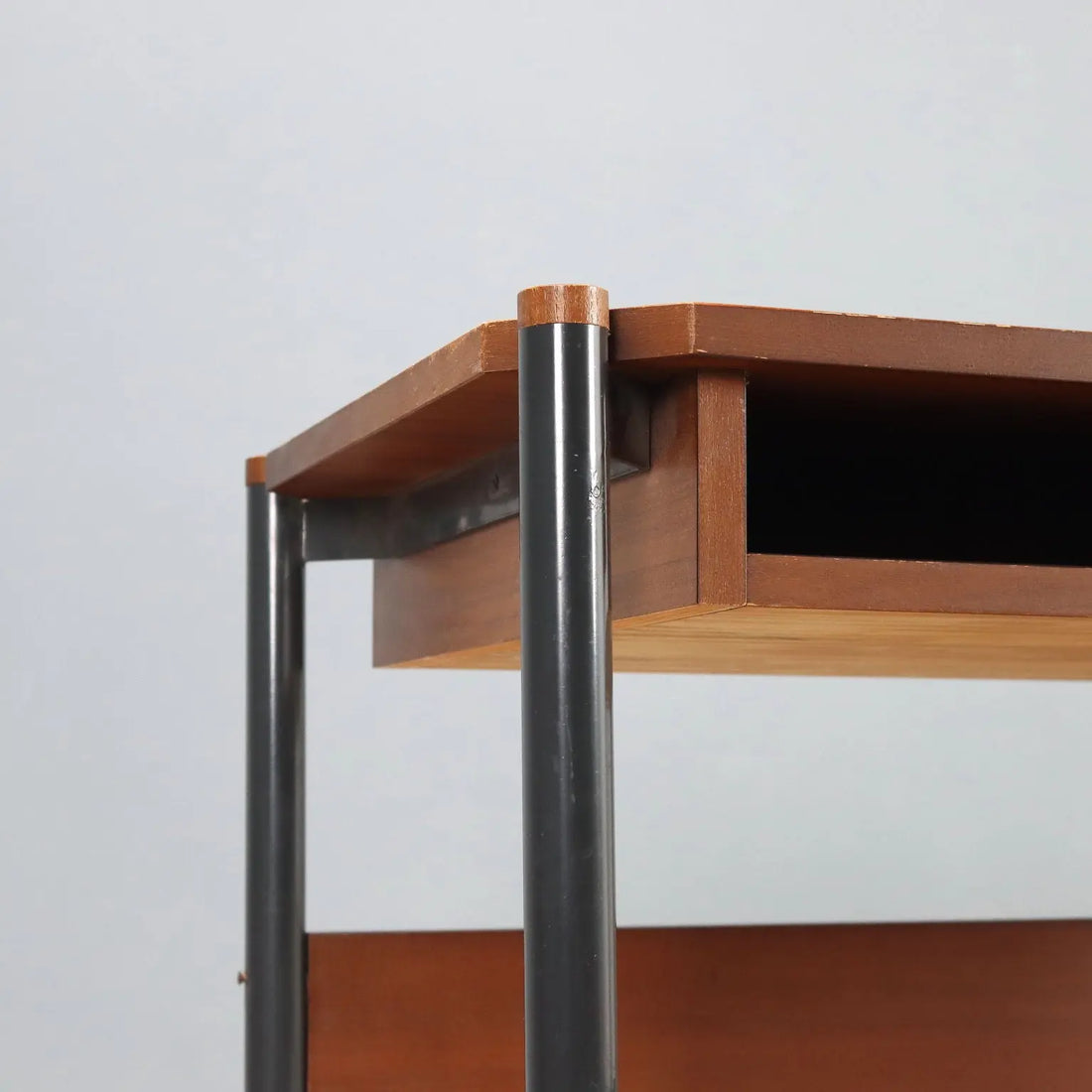 Vintage Dressing Table Mahogany Veneer Design Italy 1960s | Modernism | Tables