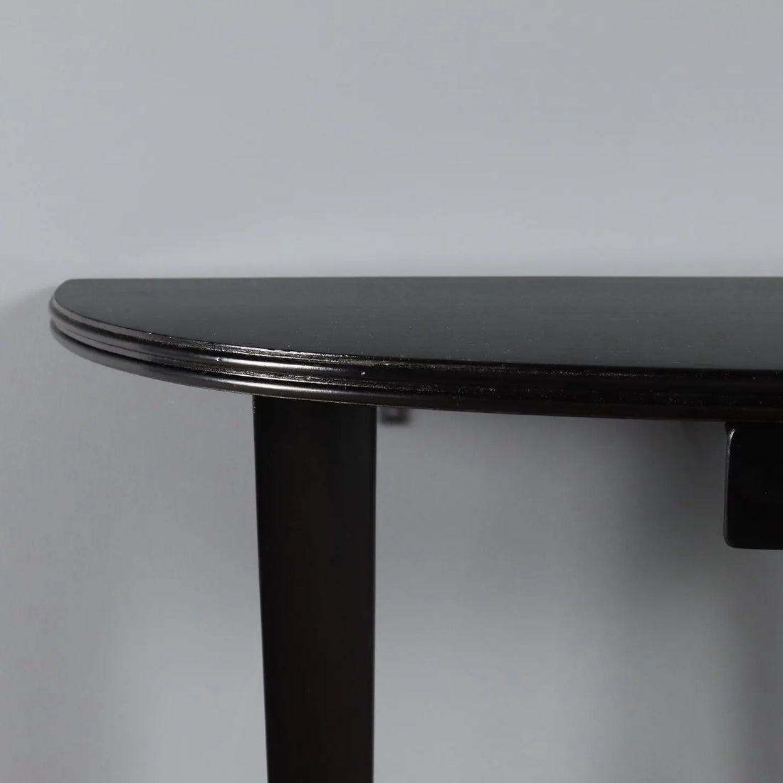 Vintage Console Table Painted Beech Drawer Design Italy 1950s