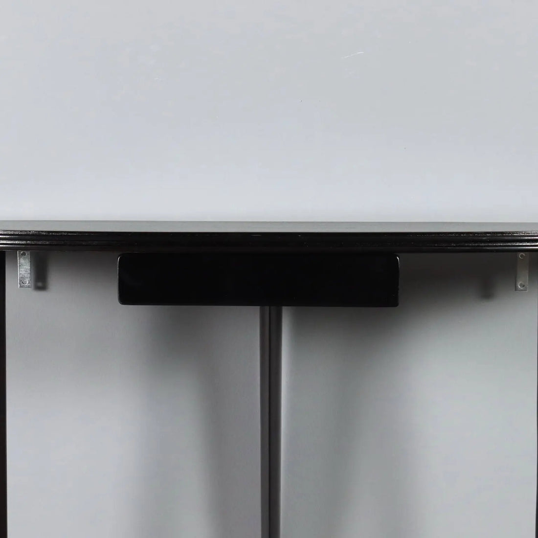 Vintage Console Table Painted Beech Drawer Design Italy 1950s