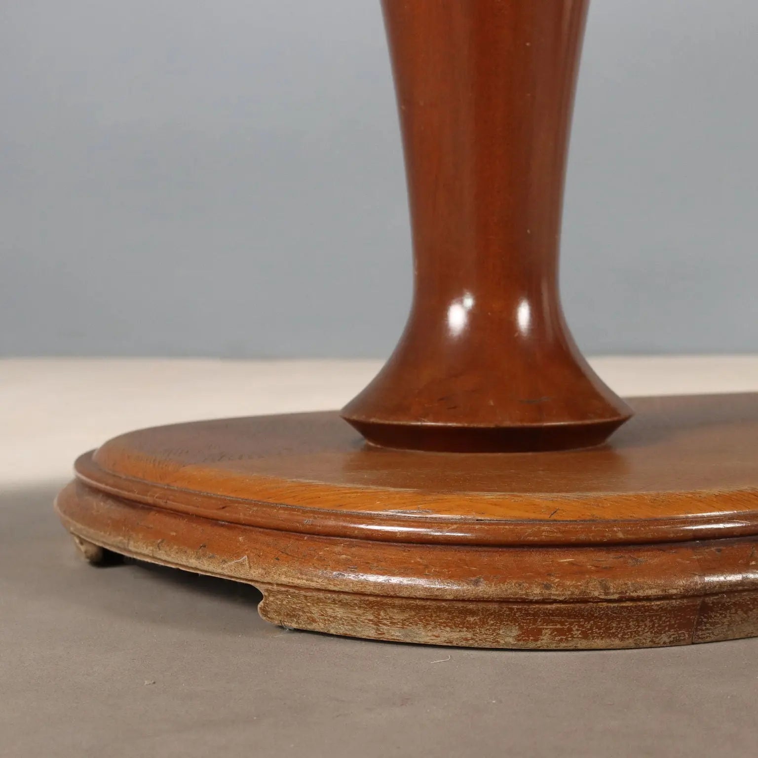 Vintage Table Solid Beech Glass Design Italy 1950s | Modernism | Tables