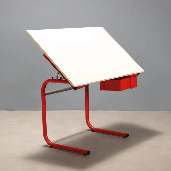 Vintage Drawing Table Bieffeplast Design Joe Colombo 1970s - Bieffeplast, 1970s | Modernism | Tables