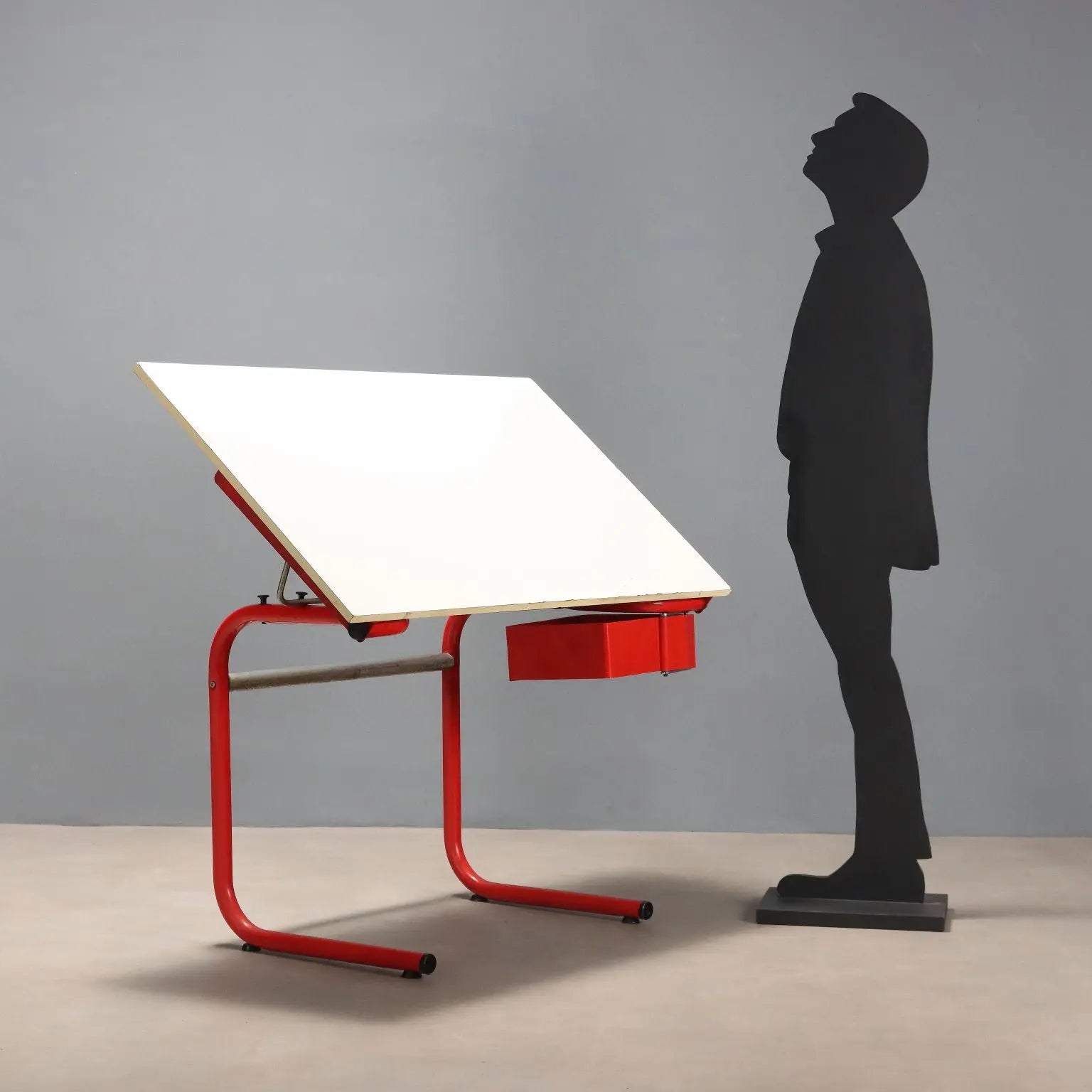 Vintage Drawing Table Bieffeplast Design Joe Colombo 1970s - Bieffeplast, 1970s | Modernism | Tables