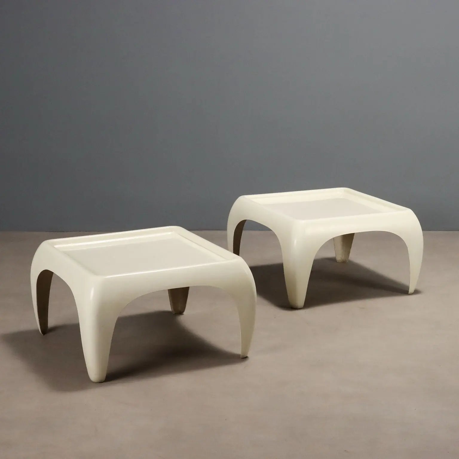 Space Age Coffee Tables in Fiberglass, 1960s-1970s