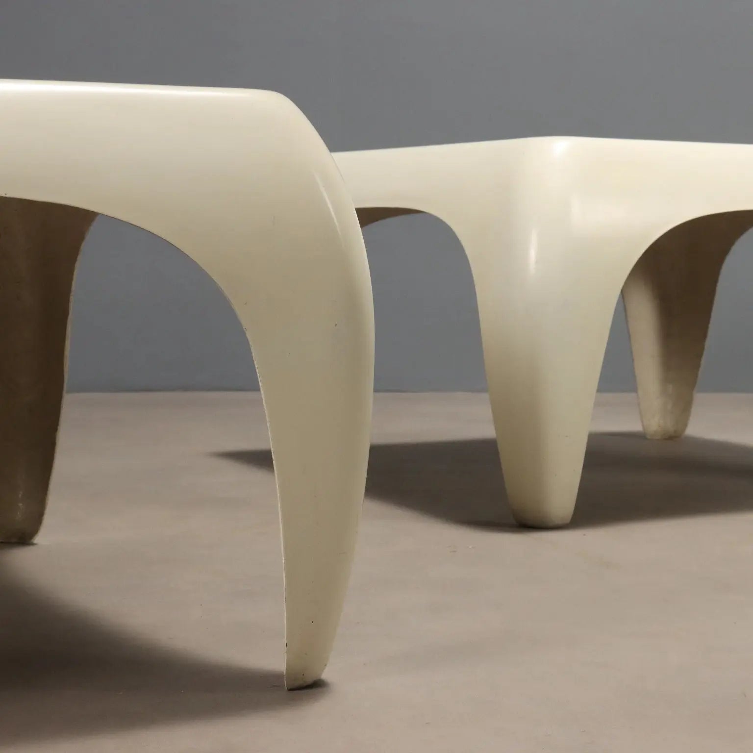Space Age Coffee Tables in Fiberglass, 1960s-1970s