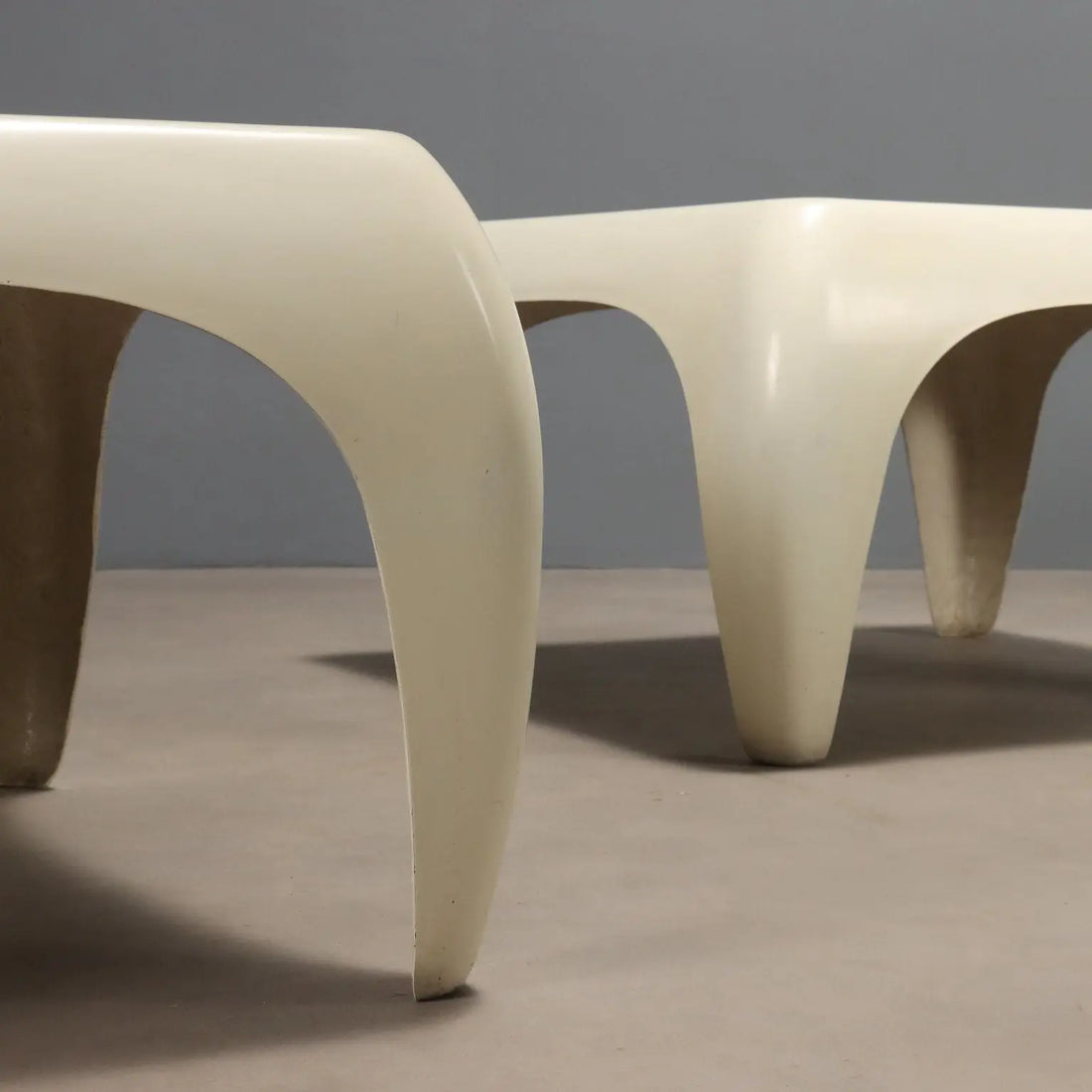Space Age Coffee Tables in Fiberglass, 1960s-1970s