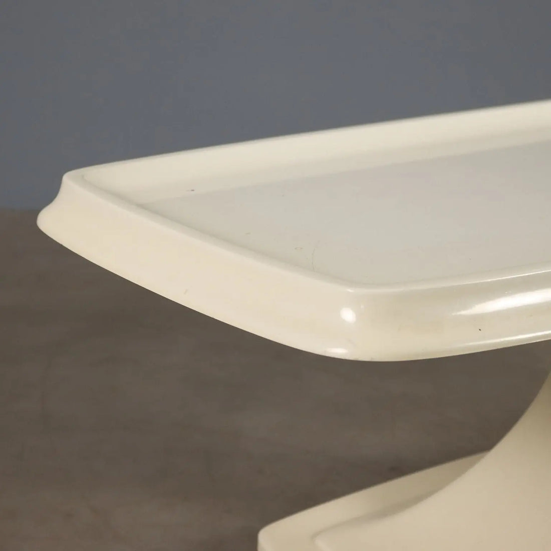 Vintage Coffee Table with Wheels Plastic Design Italy 1970s