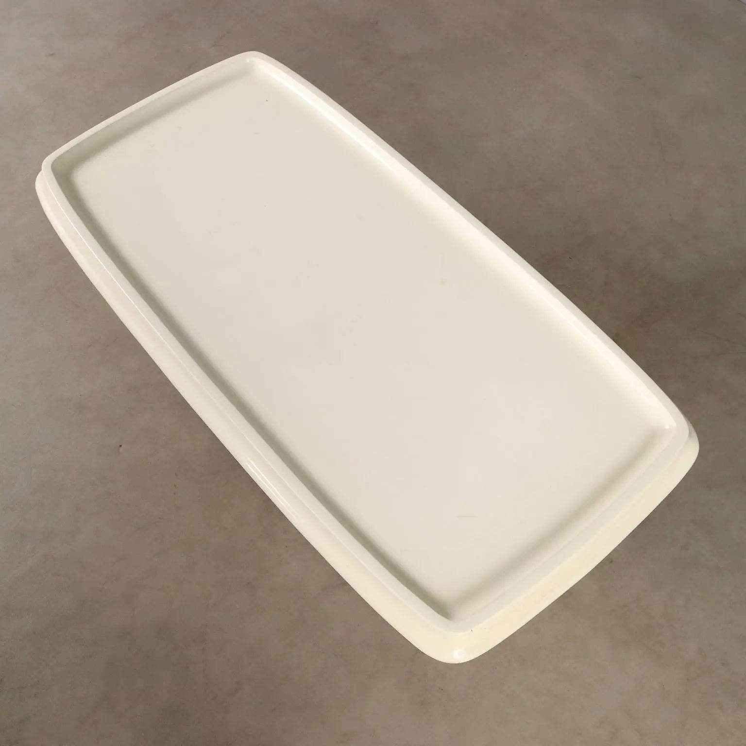 Vintage Coffee Table with Wheels Plastic Design Italy 1970s