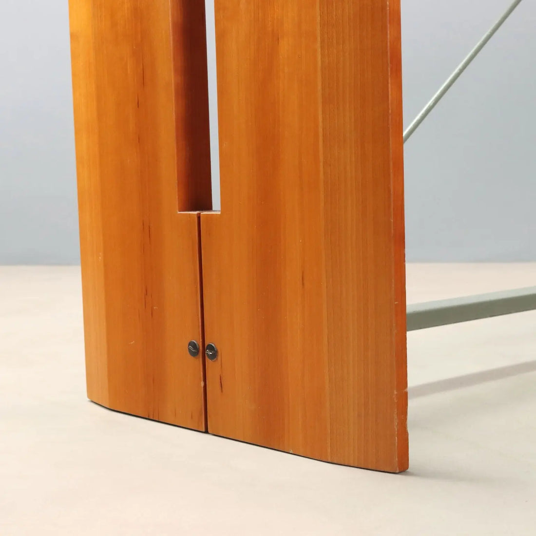 Vintage Writing Desk Tanganyka Walnut Glass Design Italy 1990s - 1990s | Modernism | Tables